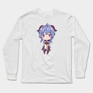 Chibi Ganyu Long Sleeve T-Shirt